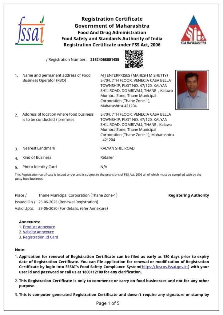 fssai renewal reg. cft. page 0001